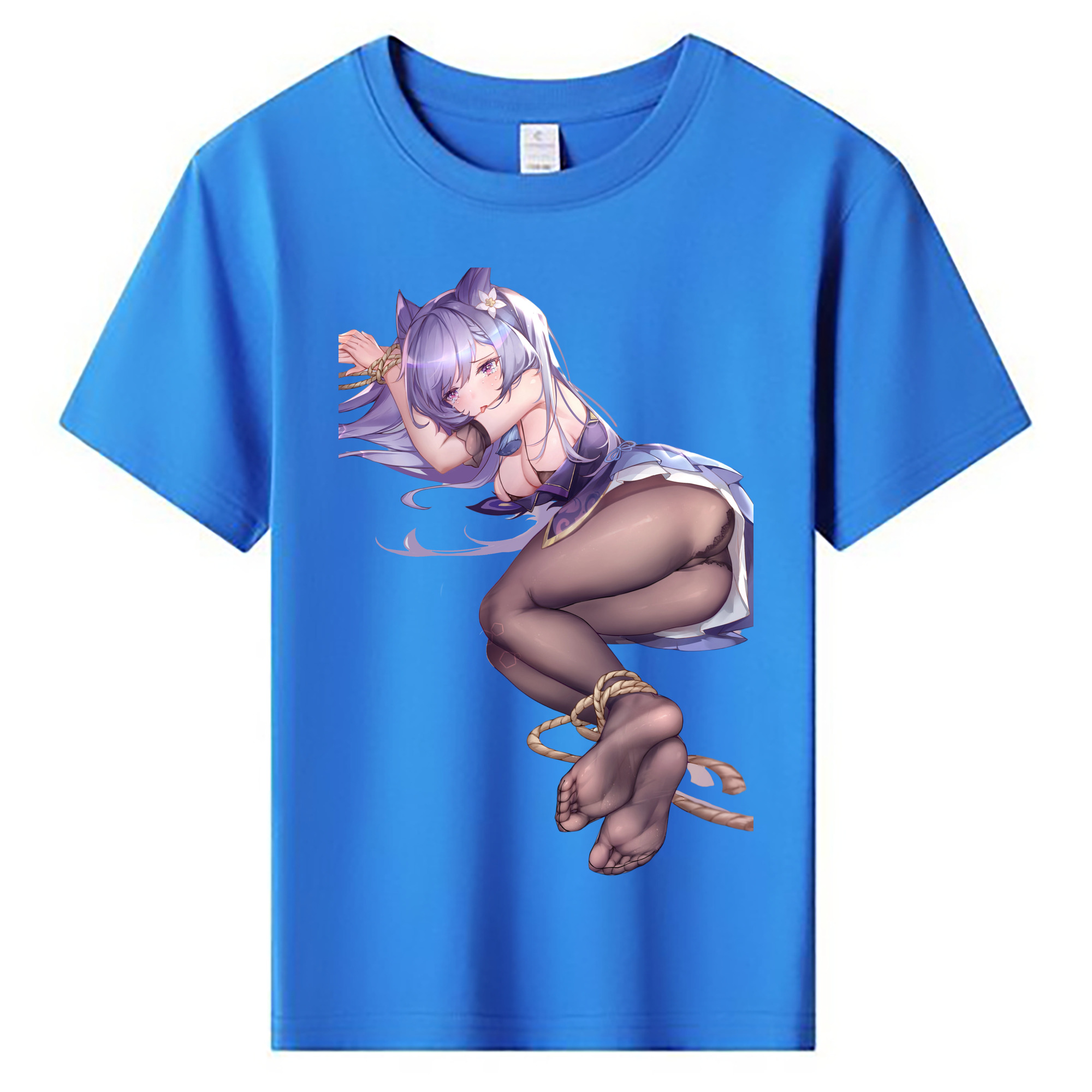 げんし神 刻晴 こくせい genshin Kokusei 綿100％キッズTシャツ（フロントプリント）